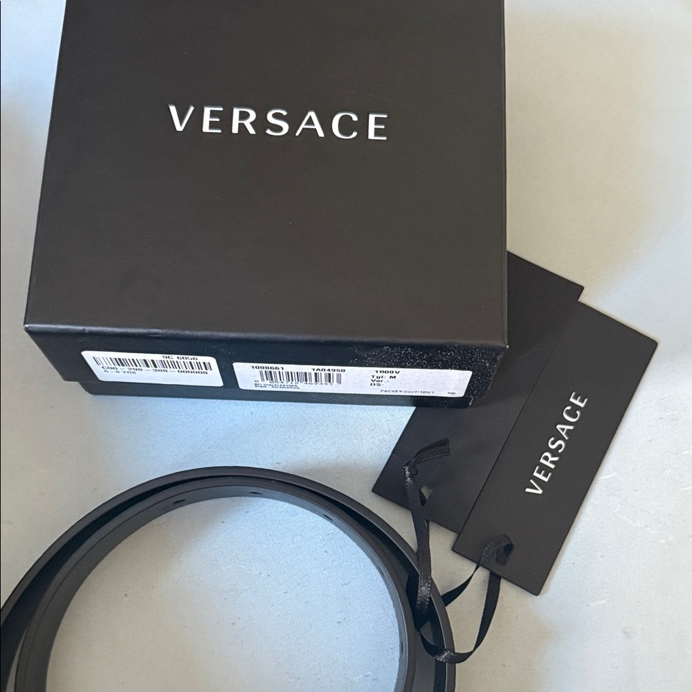 Versace Kids  Belt with Gold Medusa Buckle - Picture 3 of 9